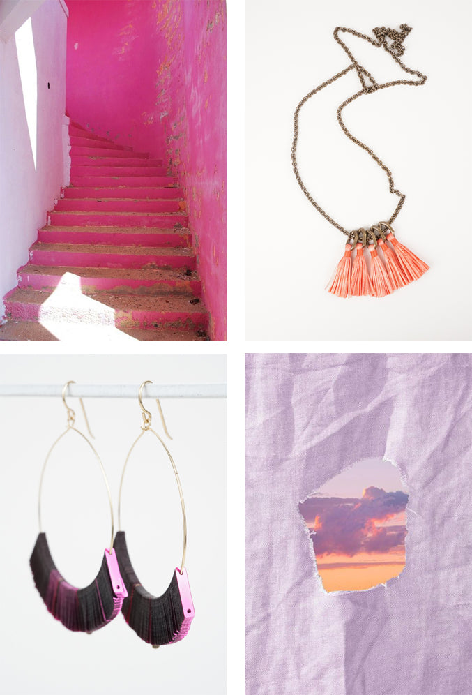 Spring Moodboard by Crown Nine Jewelry