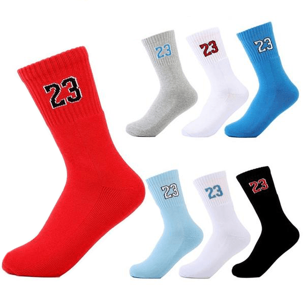 Number 23 Crew Socks - Dollar Socks Club