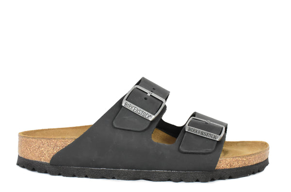 birkenstock arizona oiled black