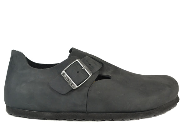 birkenstock london black oiled leather