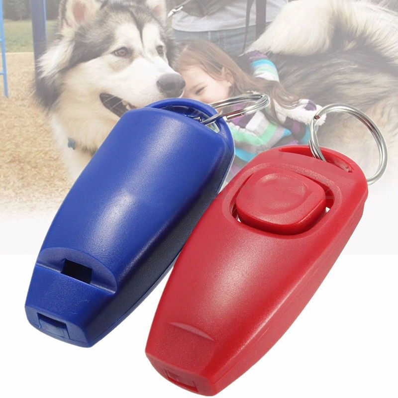 Dog Clicker & Whistle- Training, Obedience, Pet Trainer Click Puppy With Guide #265 - 10MINUS: Online Shopping Destination with High-Quality