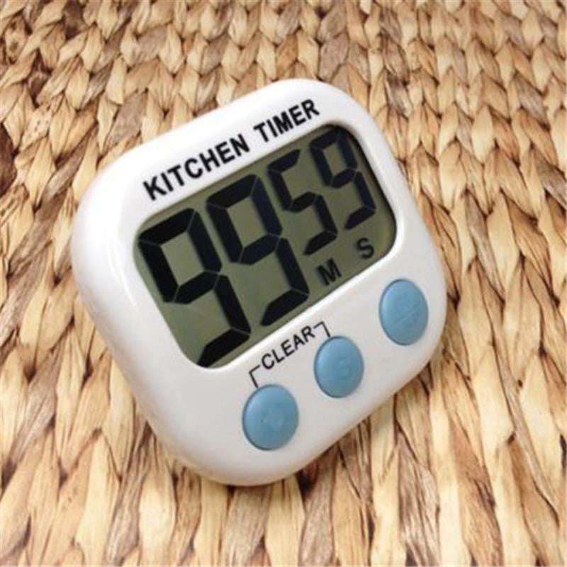 New Large LCD Kitchen Cooking Timer Count-Down Up Clock Loud Alarm Magnetic - Best price in 10minus