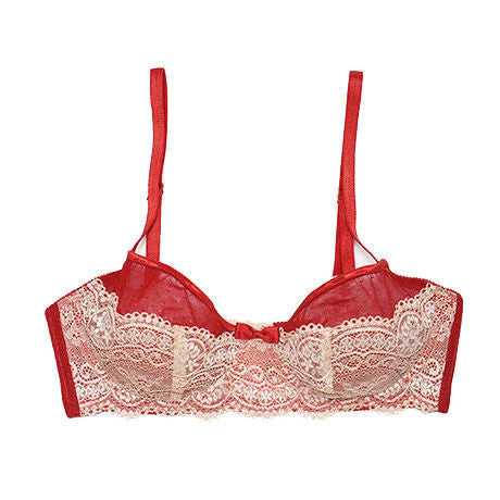 Floret Love Red Underwire Bra
