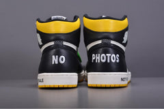 AJ 1 Retro High "Not for Resale" Varsity Maize Shoes Sneakers