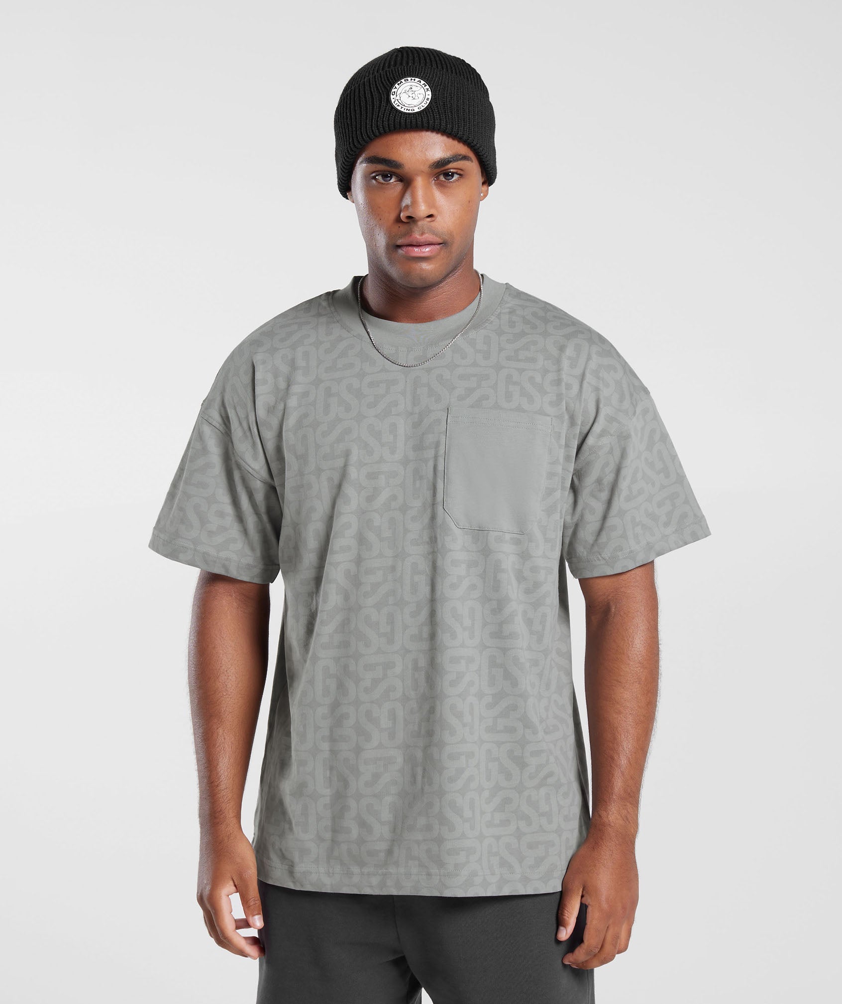 Gymshark Rest Day Essentials T-Shirt - Onyx Grey