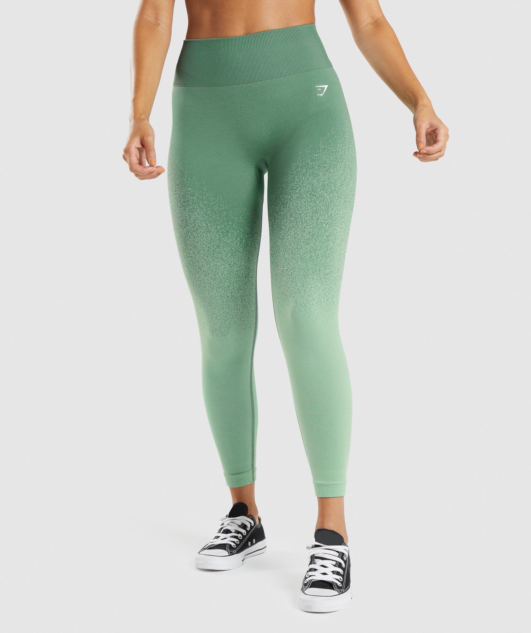 Gymshark Illumination Seamless Leggings Black Lime Green Size S Women's