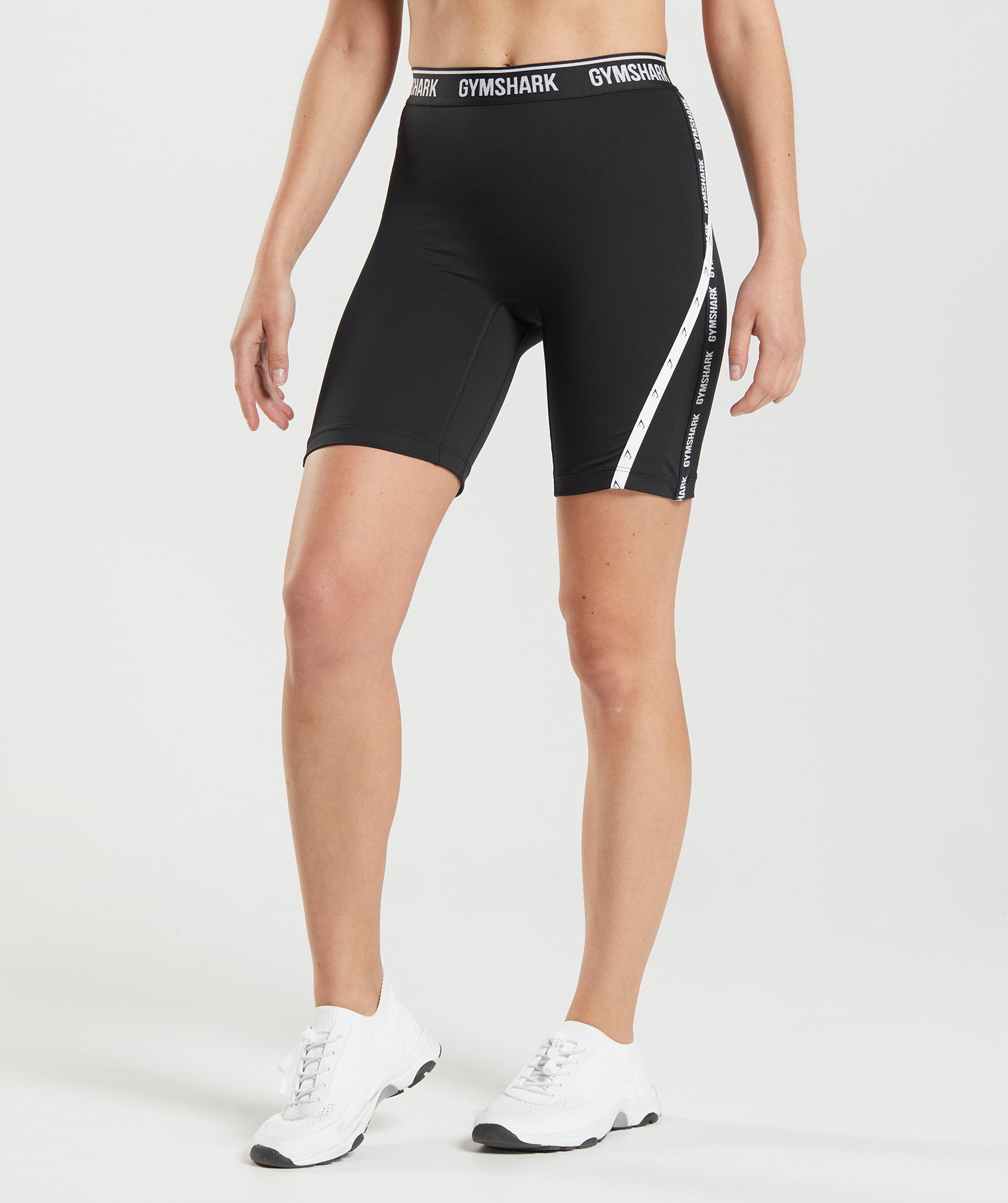 Gymshark White Bike Shorts for Women