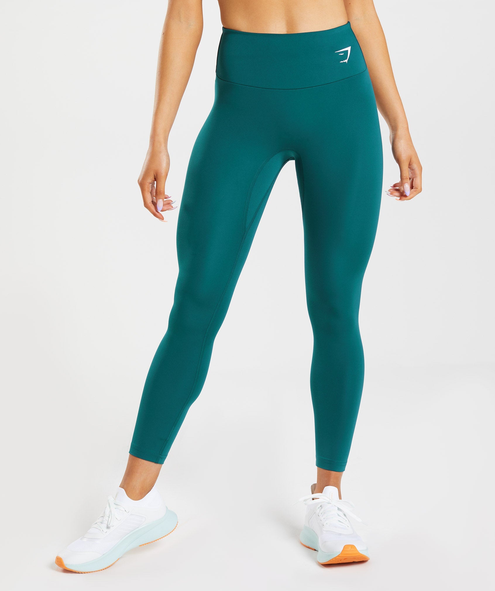 Buy Gaiam women sportswear fit training leggings deep teal combo Online