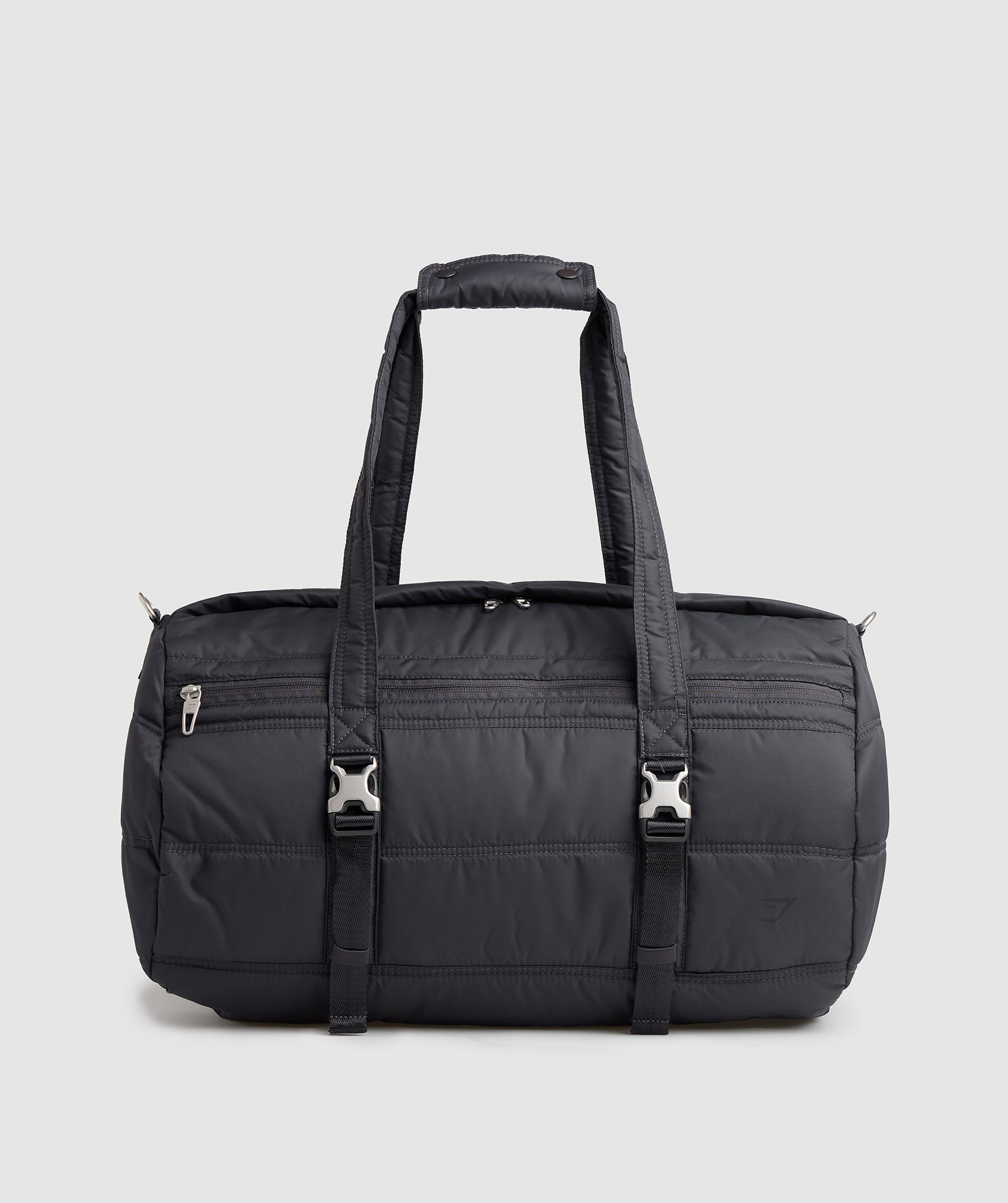Gymshark Premium Lifestyle Barrel Bag Onyx Grey Gymshark