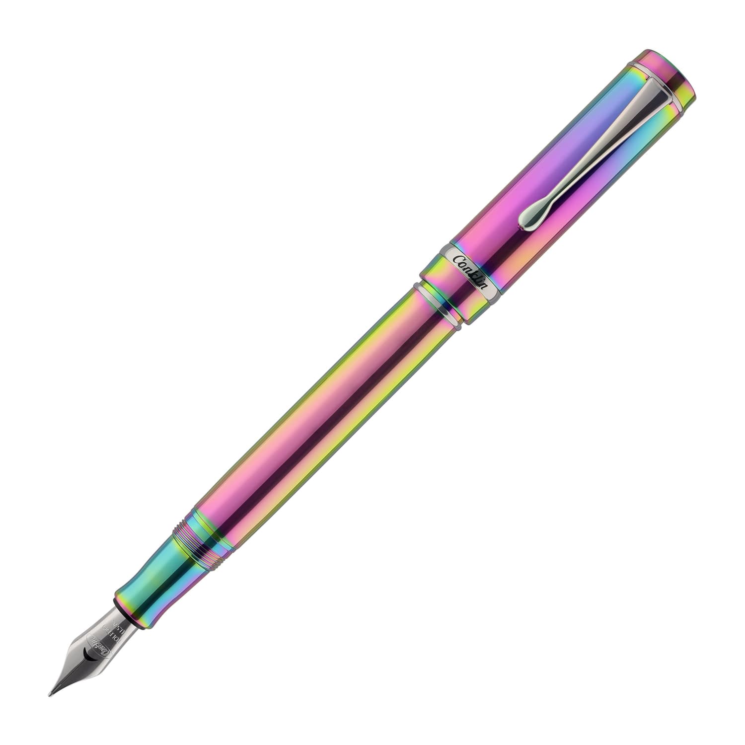 militie Leraren dag Afspraak Conklin Duragraph Fountain Pen in Rainbow - Special Edition - Goldspot Pens