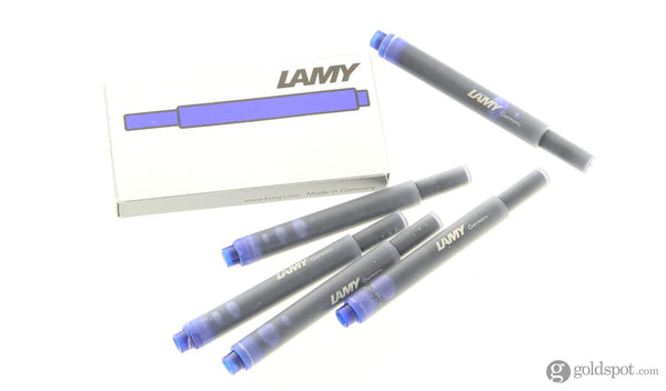 long koper kast Lamy Fountain Ink Cartridges in Blue - Pack of 5 – Goldspot Pens