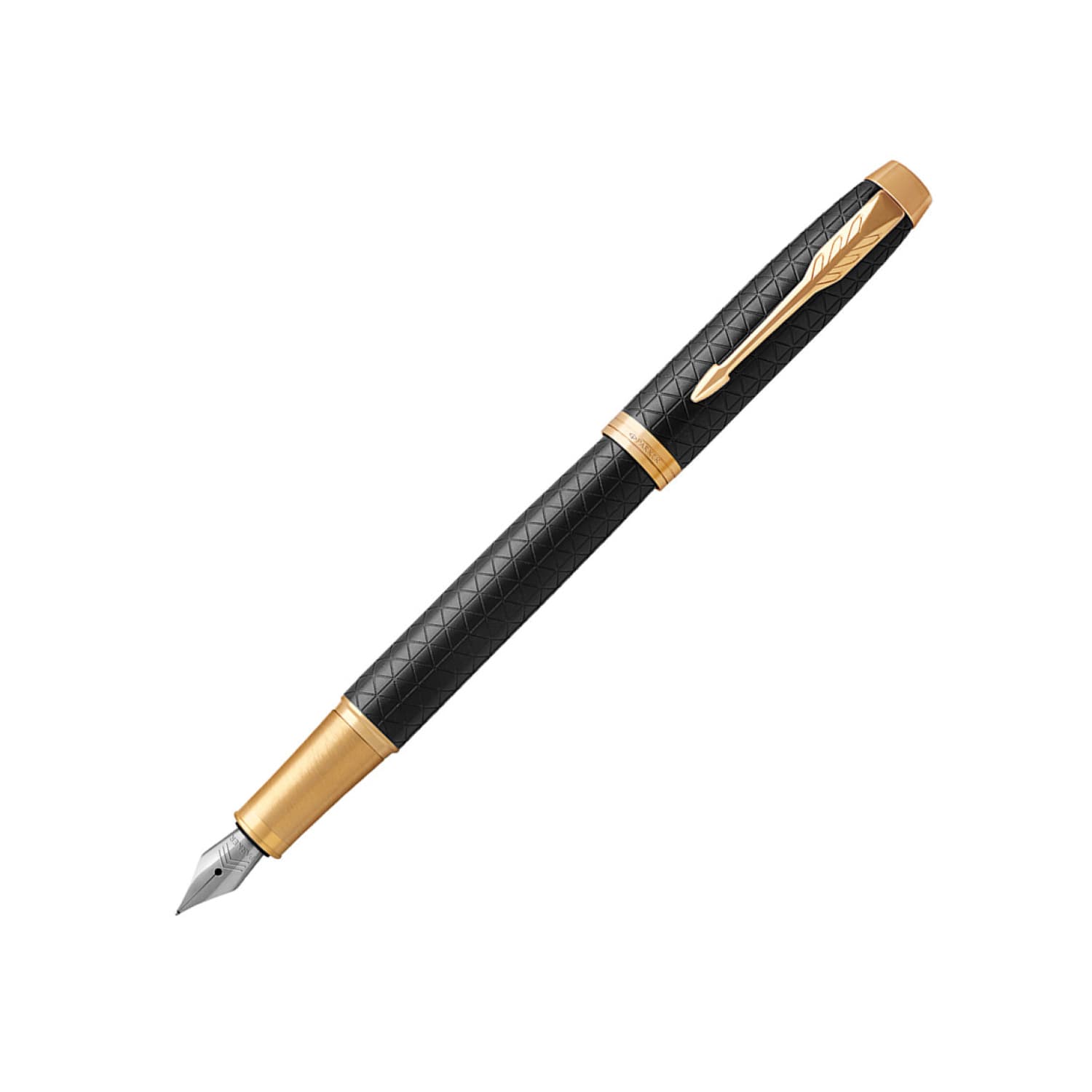 jugador Mojado Finanzas Parker IM Premium Fountain Pen in Black with Gold Trim - Fine Point -  Goldspot Pens