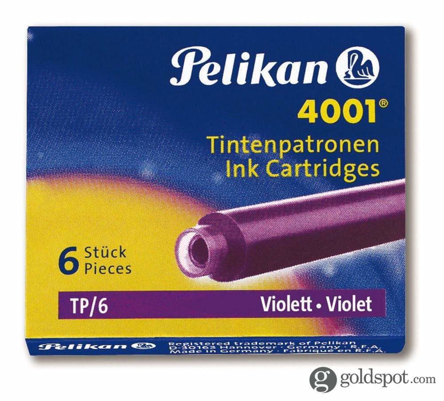 ochtendgloren woede sponsor Pelikan Mini Ink Cartridge in Violet - Pack of 6 - Goldspot Pens