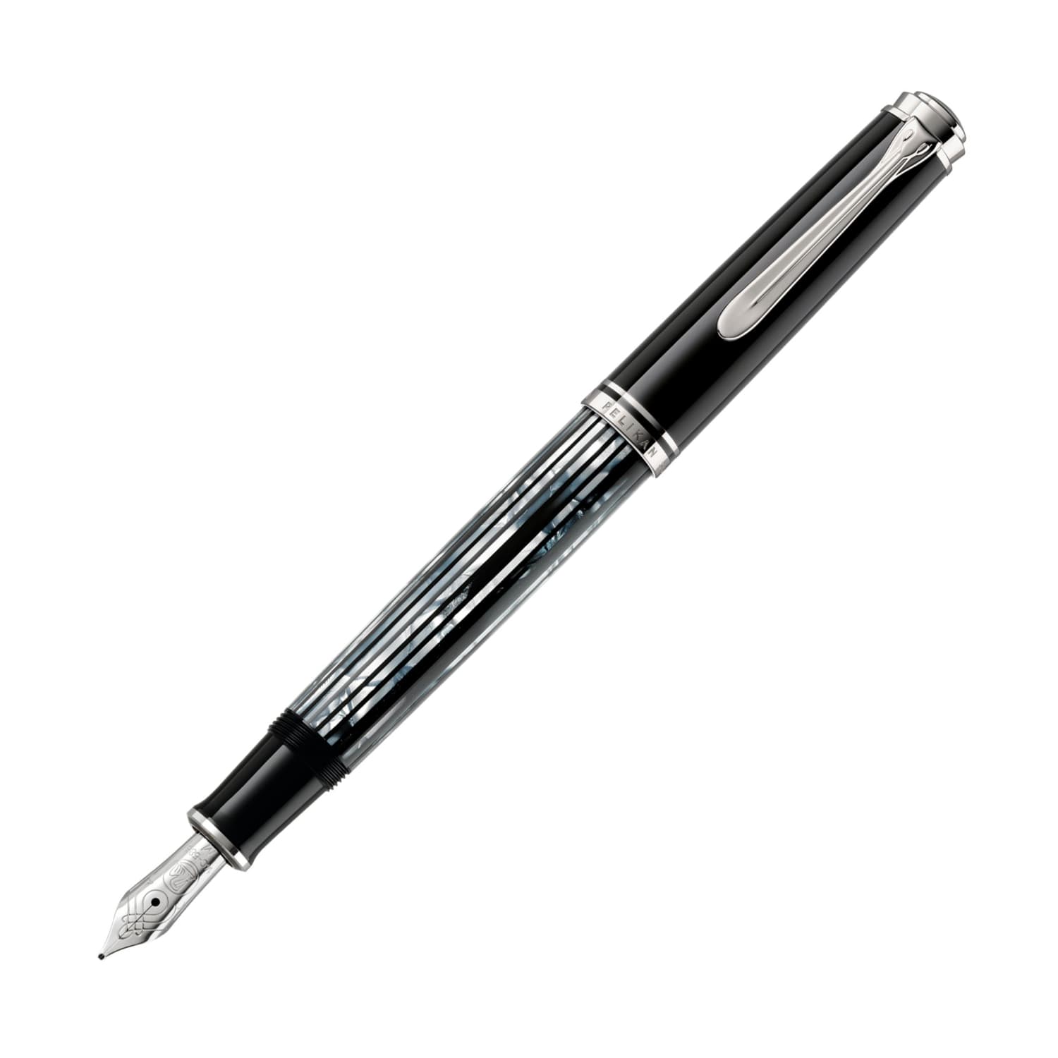 Pelikan Souveran M605 Fountain Pen in Tortoiseshell-Black