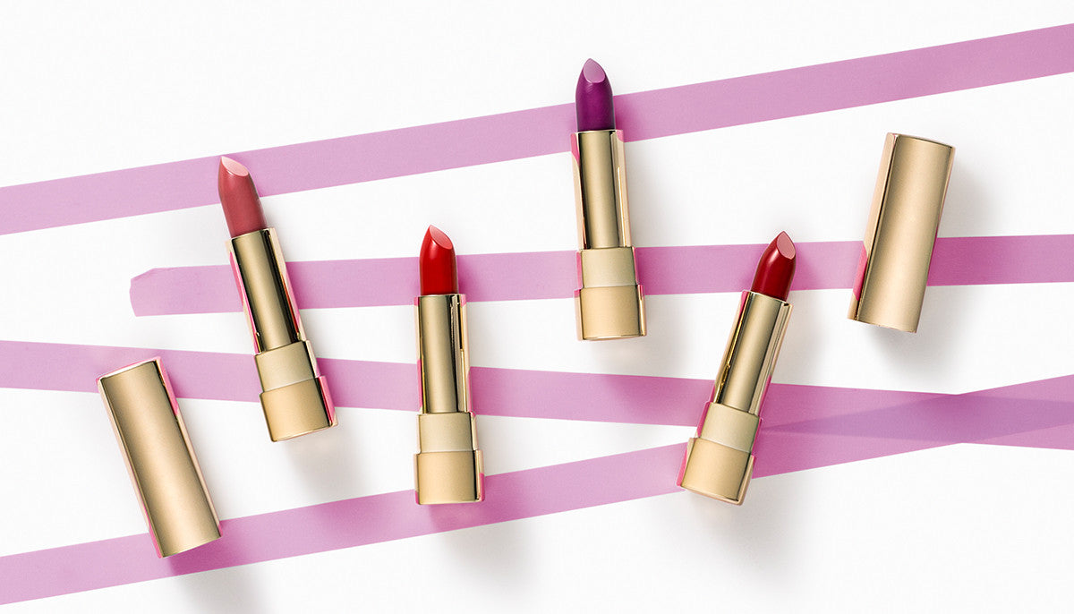 Various shades of lipstick