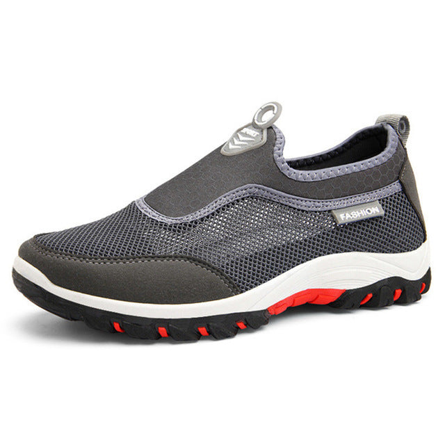 men's breathable mesh outdoor casual shoes