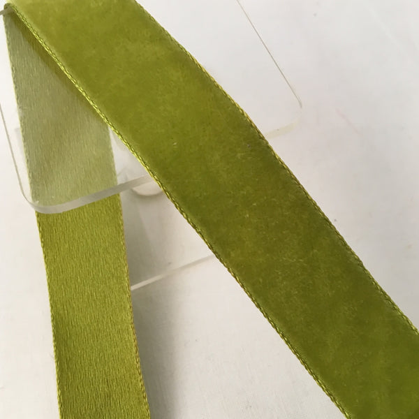 chartreuse satin ribbon