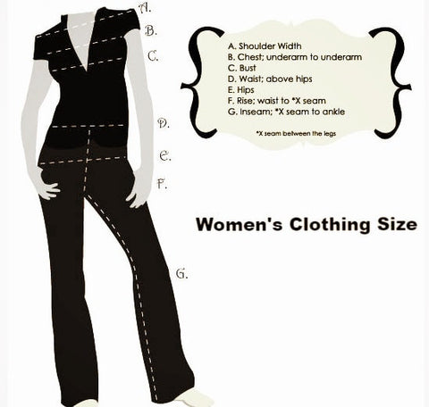 Womens Clothing Size