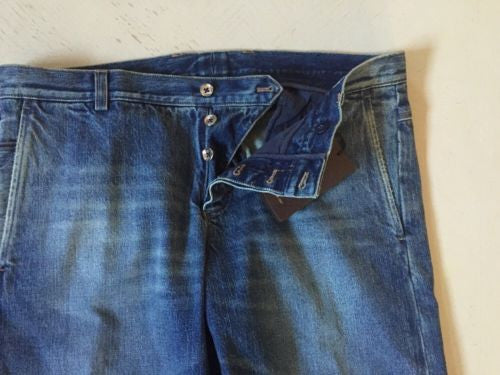 New $1255 Gucci Mens Jeans Pants Blue 36 US ( 52 Eur) 2015 Italy - BAYSUPERSTORE