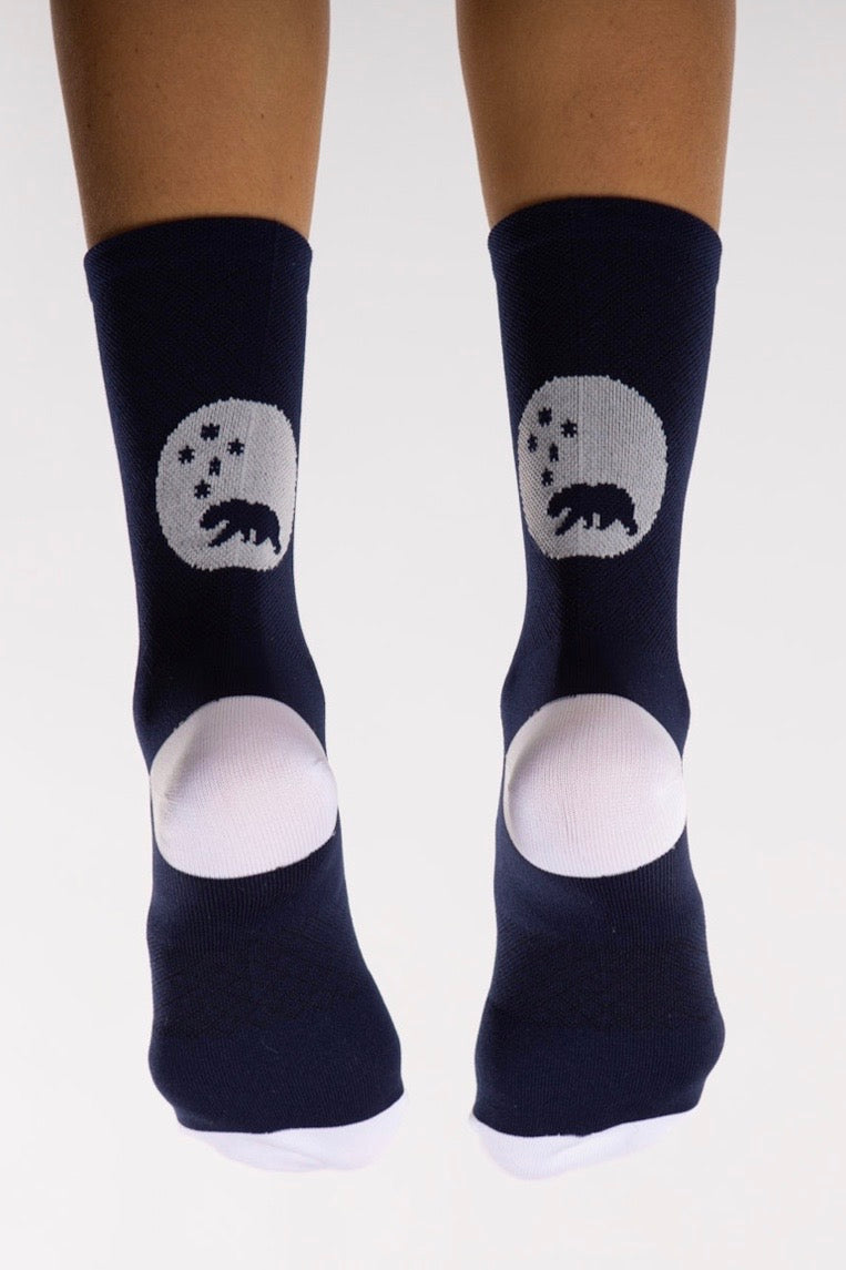 navy sports socks