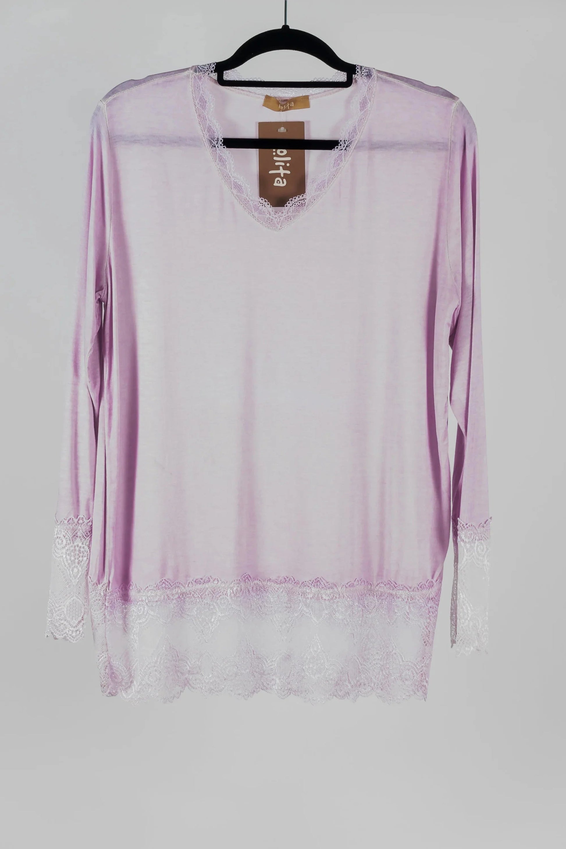 Básicas com renda - Lilás - CAMISETAS LOLITA