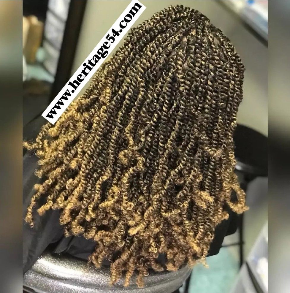 Nubian Twist Fluffy Twist Crochet Hair Extension Braiding Bomb 50