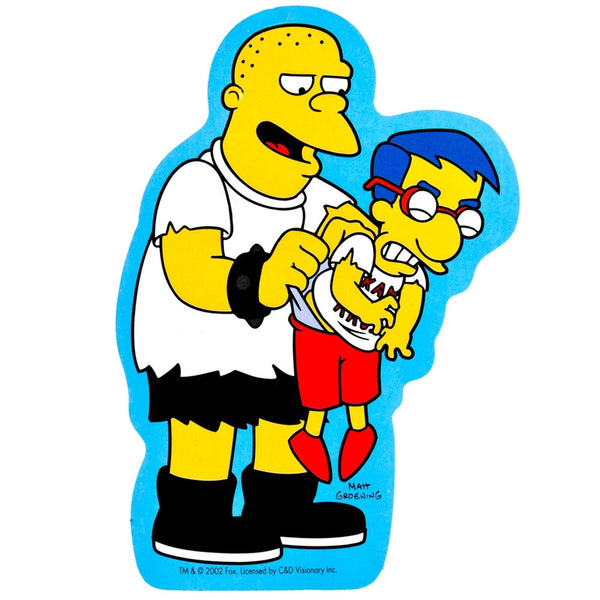 Simpsons Kearney And Milhouse Sticker