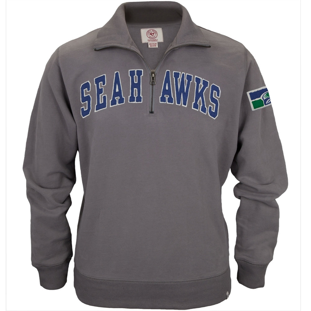 seahawks quarter zip sweatshirt
