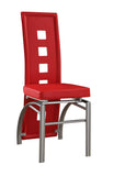 Coaster Los Feliz Red Contemporary Dining Chair