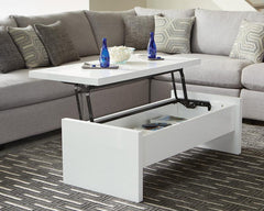 coaster glossy lift top coffee table
