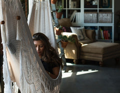 stress-free home relax calm corner hammock