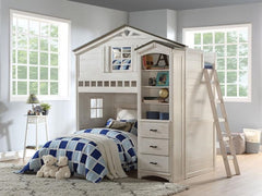 acme furniture youth bedroom kids bed house white