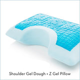 malouf z pillows gel cool shoulder cutout