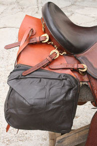 soft leather saddlebags