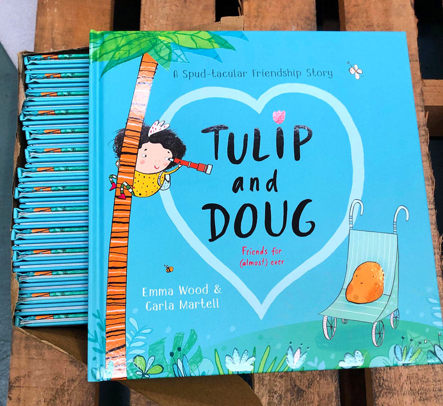 'Tulip and Doug' children's book (in the Scholastic warehouse)