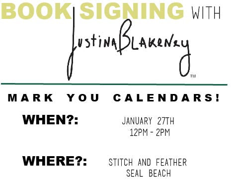 Stitch and Feather, Justina Blakeney, Book Signing, Bohemian Guide