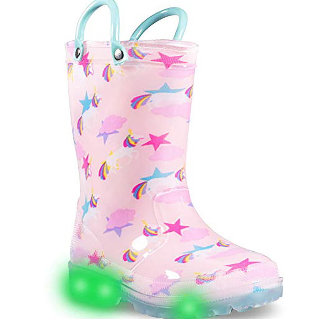 light up rain boots
