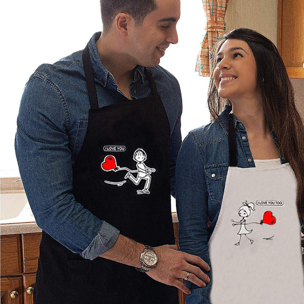 his and hers matching aprons