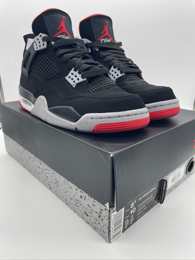 bred 4s size 8.5
