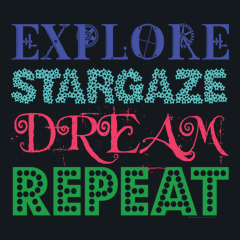 Explore Stargaze Dream Repeat by Melody Gardy + House Of HaHa