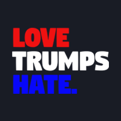 Love Trumps Hate Trump Loves Hate by Melody Gardy