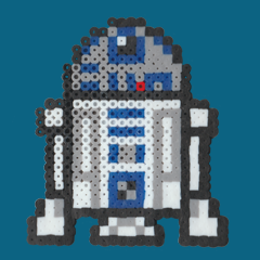 R2-D2 Perler Art by Aubrey Silva