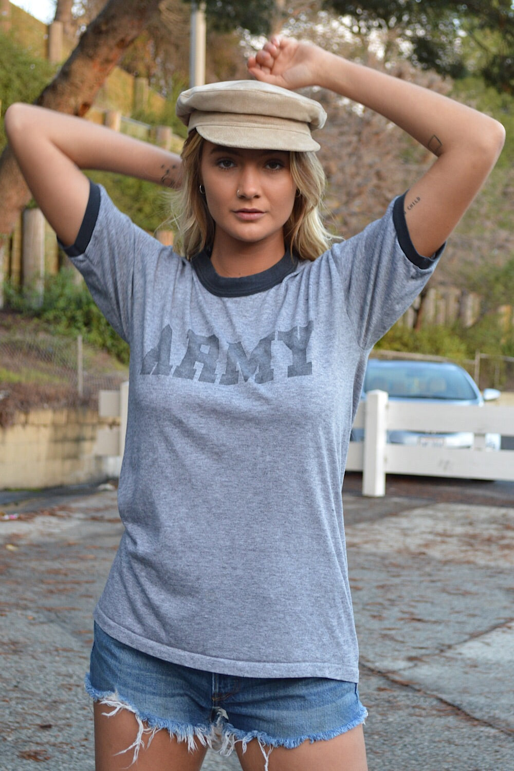 Army Ringer Tee