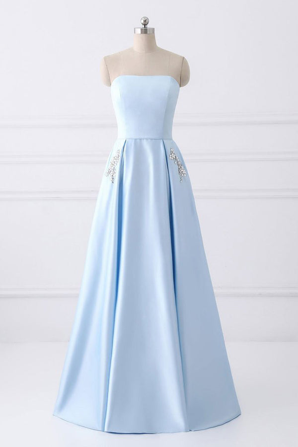 cheap baby blue prom dresses