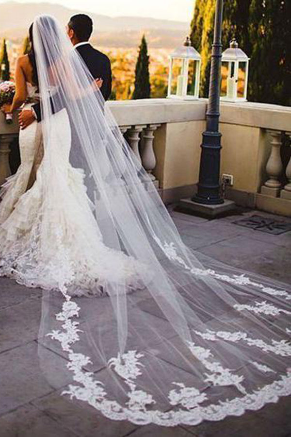 long wedding veil