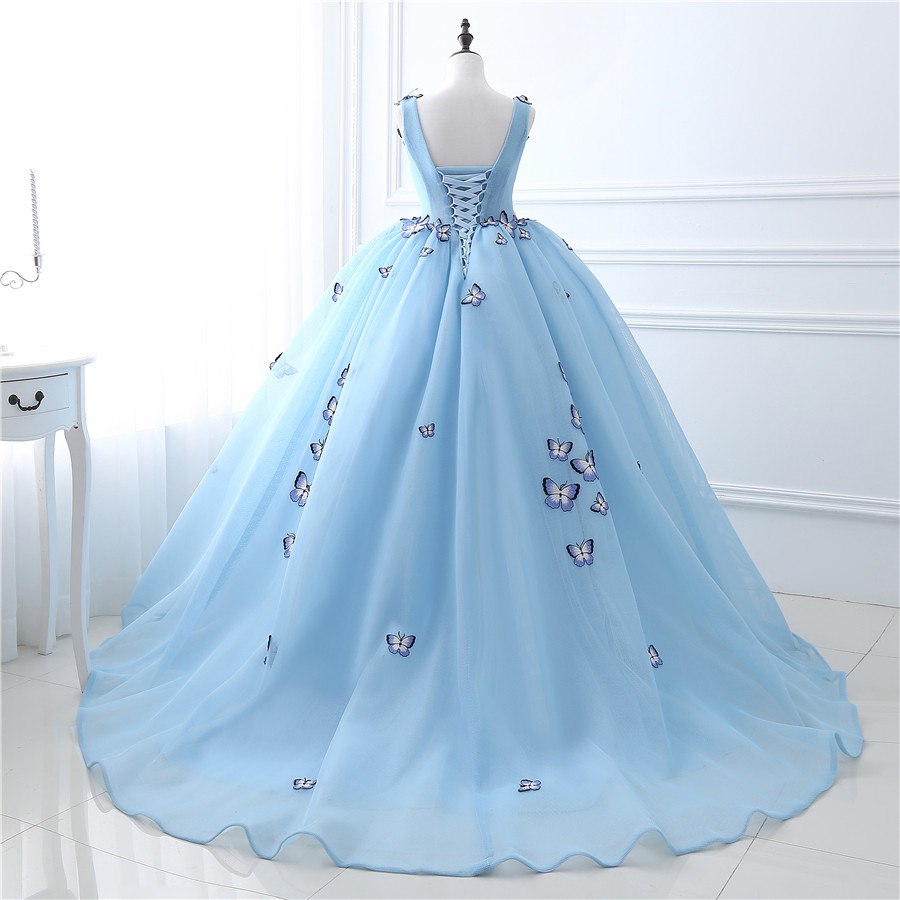 butterfly ball gown