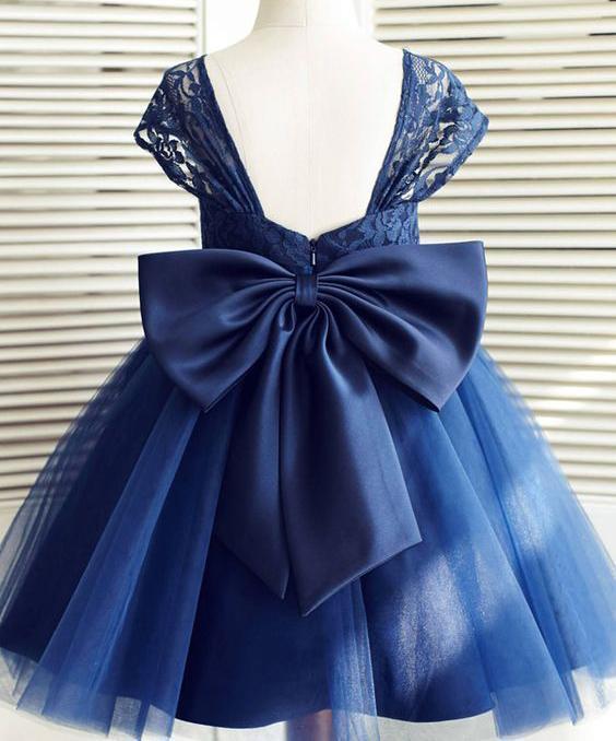 navy flower girl dresses