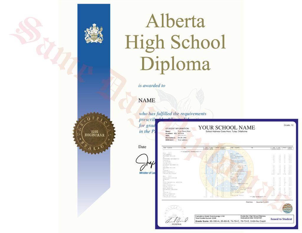 Buy Secondary School Canada Diploma and Transcripts Buy Diplomas