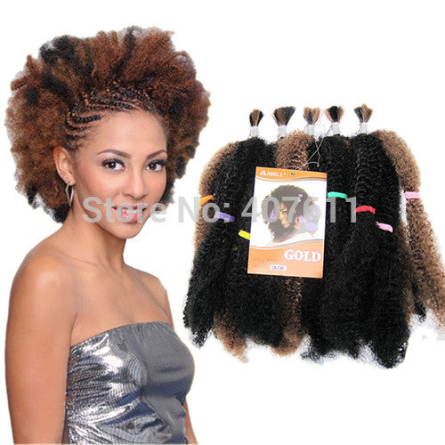 Noble Gold 100 Kanekalon Synthetic Bulk Hair Braiding Hair