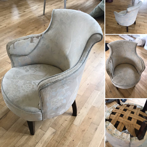chair cefore reupholstery